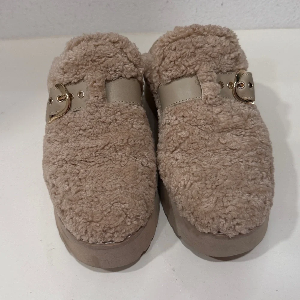 DOLCE VITA women's lelani plush in natural 8.5 - Picture 3 of 5